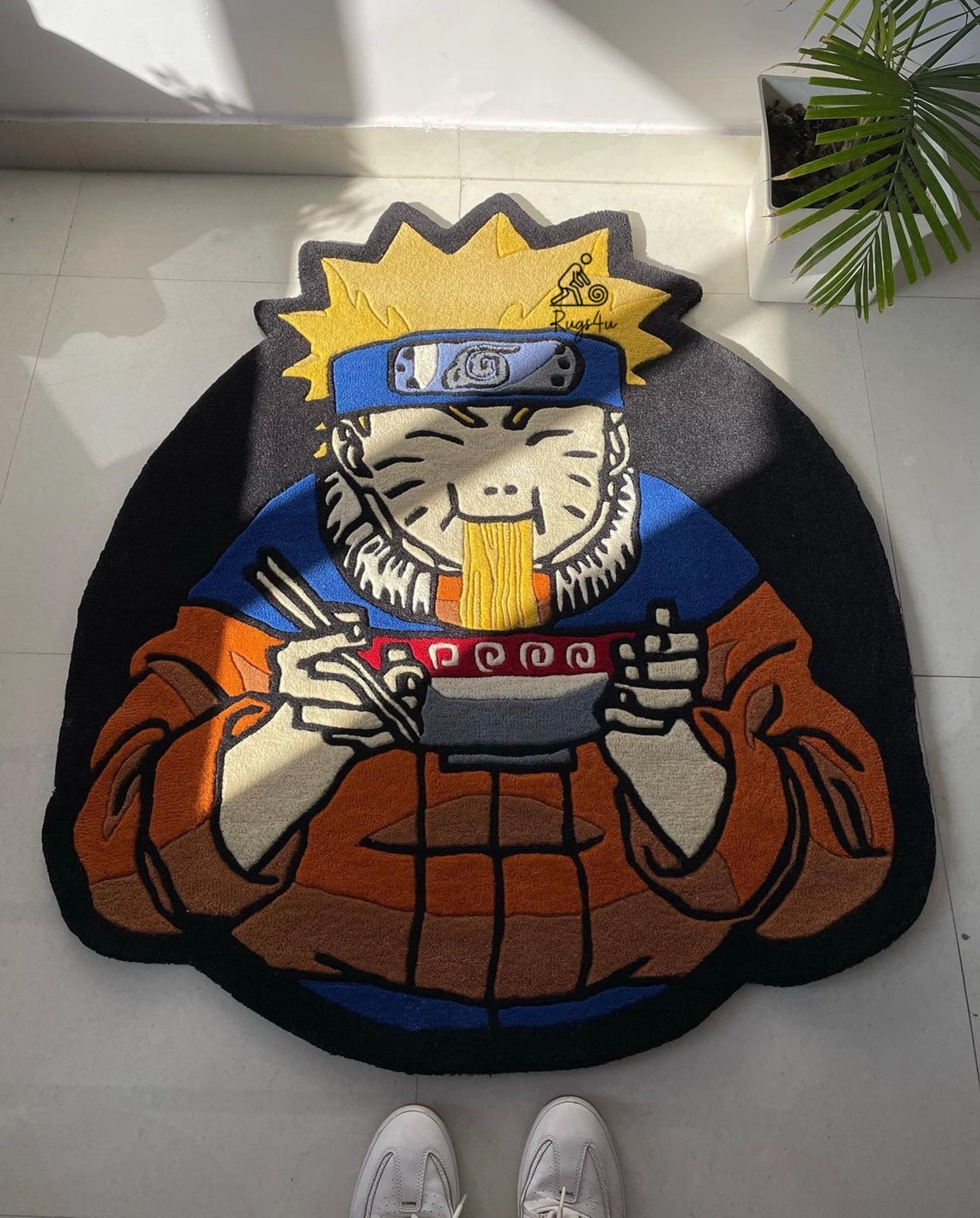 CUSTOM CARTOON RAMEN Rug / Fathers Day Gift / Rugs for Kids / Hypebeast ...