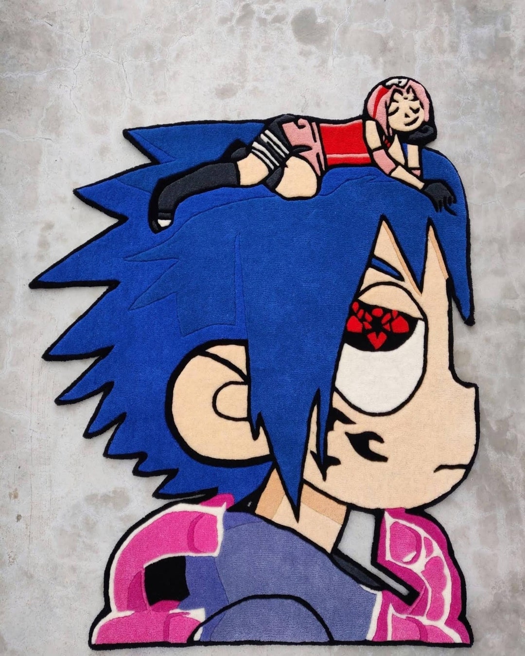 SASUKE CARTOON RUG , Animation Cartoon Carpet , Father’s Day Gift, Rugs ...