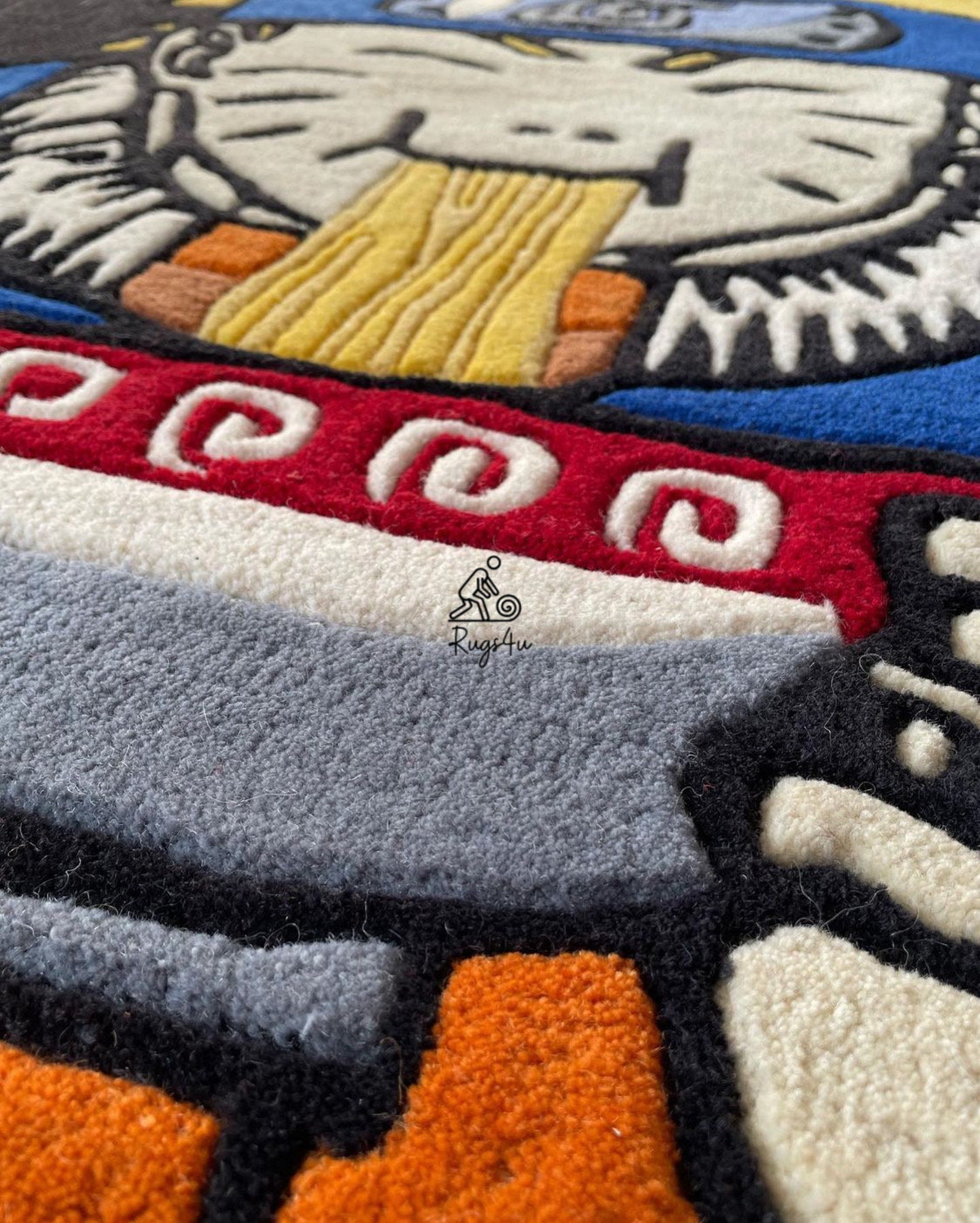 CUSTOM CARTOON RAMEN Rug / Fathers Day Gift / Rugs for Kids / Hypebeast ...