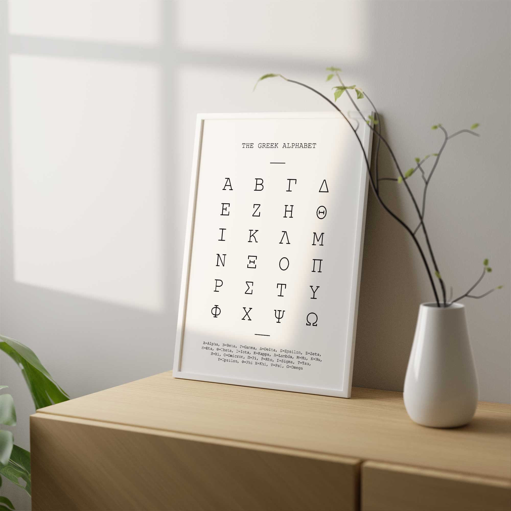 Uppercase Serif Greek Alphabet, Printable Downloads, Classroom Wall ...