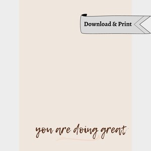 Motivational Quote Artwork - Printable & Easy DIY Home Decor Download