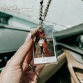 Mother’s Day Personalized Photo Car Rear view Picture Hanger {custom car charm car ornament custom rear view mirror gift ideas polaroid}