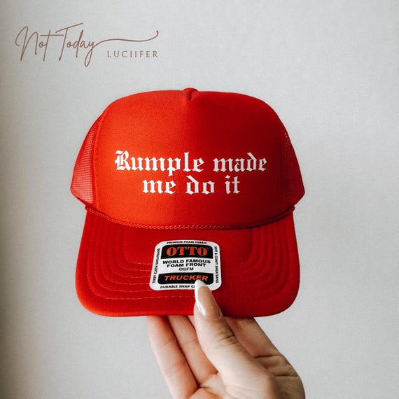 Rumple Made Me Do It Foam Trucker Hat {cute Trucker Hat  display picture 1