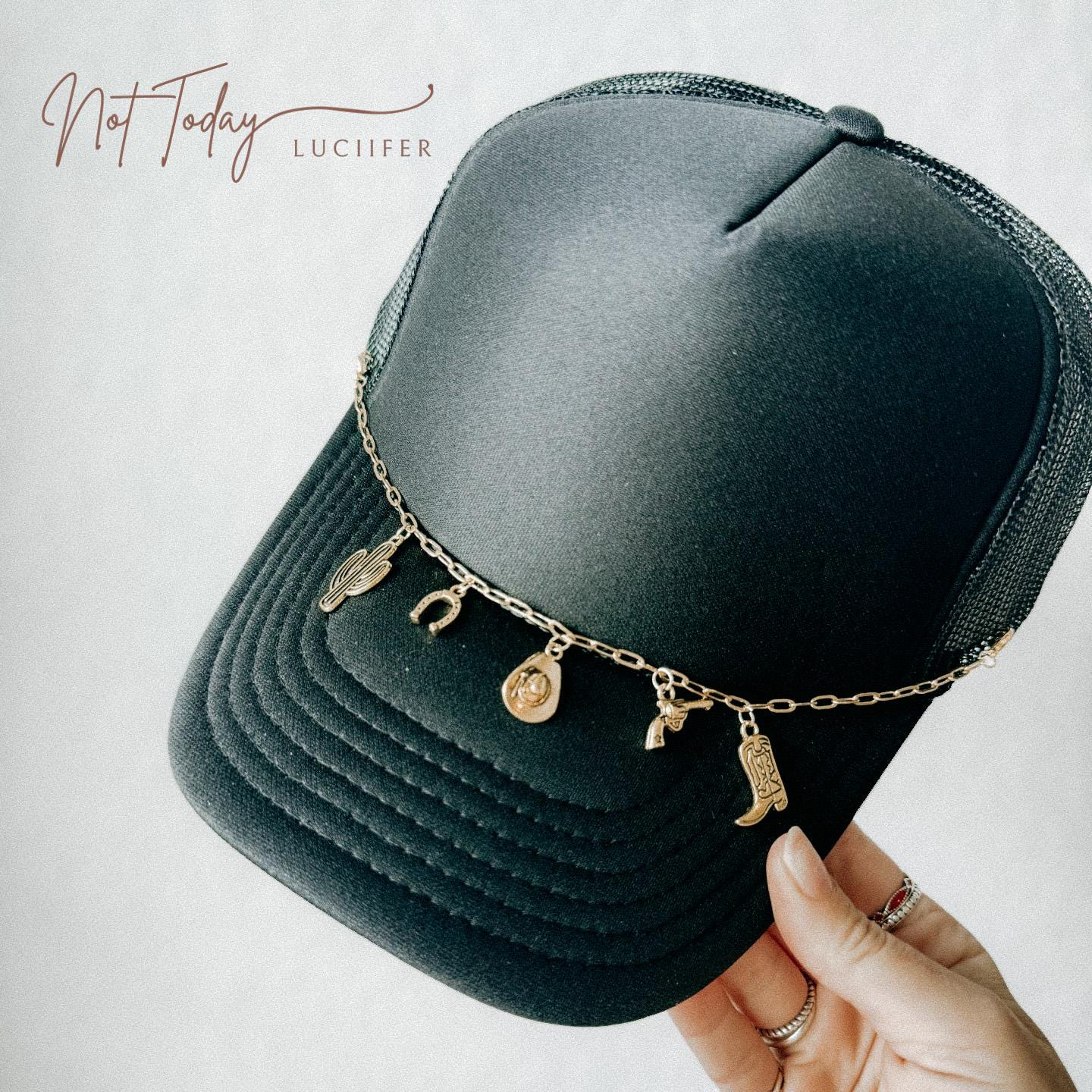 Cowgirl Hat Chain: Western Bling Jewelry, Nashville Rodeo - Etsy display picture 1