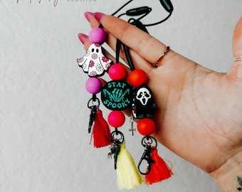 Halloween Car Charm or Freshie Hanger {Hangers for Freshies Car Mirror Hanger Fall Halloween Gifts for the car Spooky Stuff Hangers}