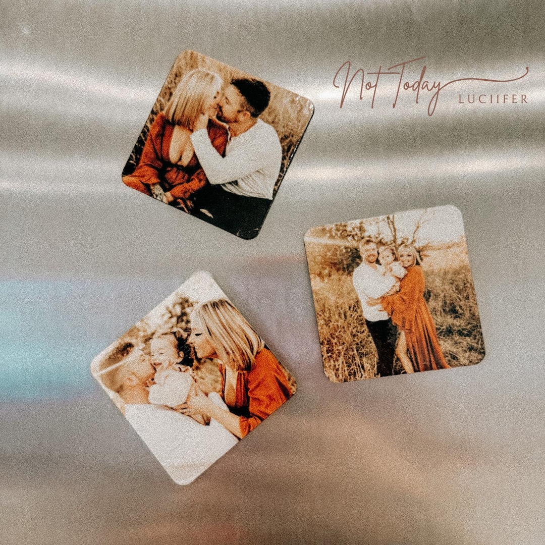 Personalized Photo Fridge Magnets: Custom Picture Gift (pack of Three ...