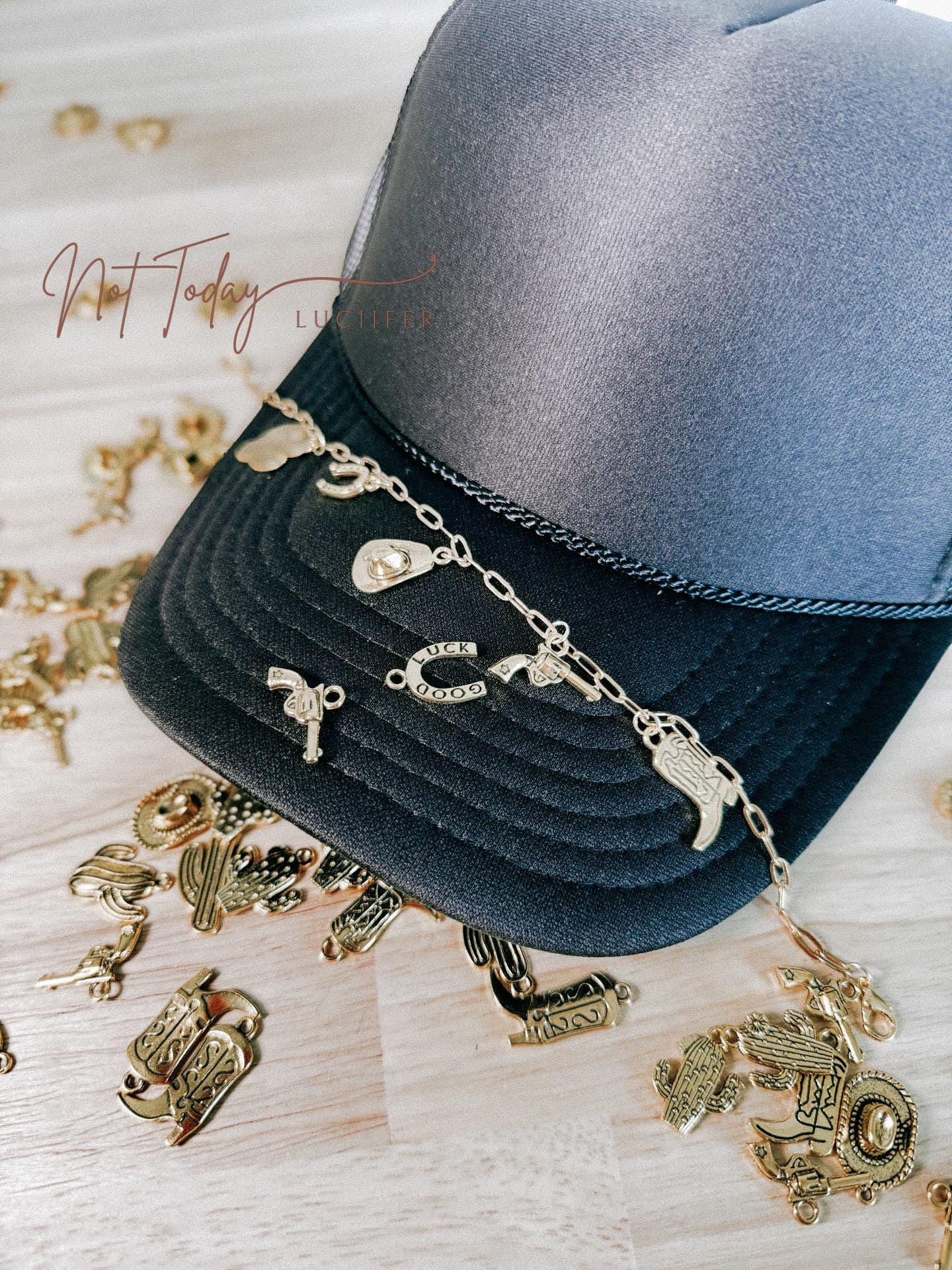 Cowgirl Hat Chain: Western Bling Jewelry, Nashville Rodeo - Etsy