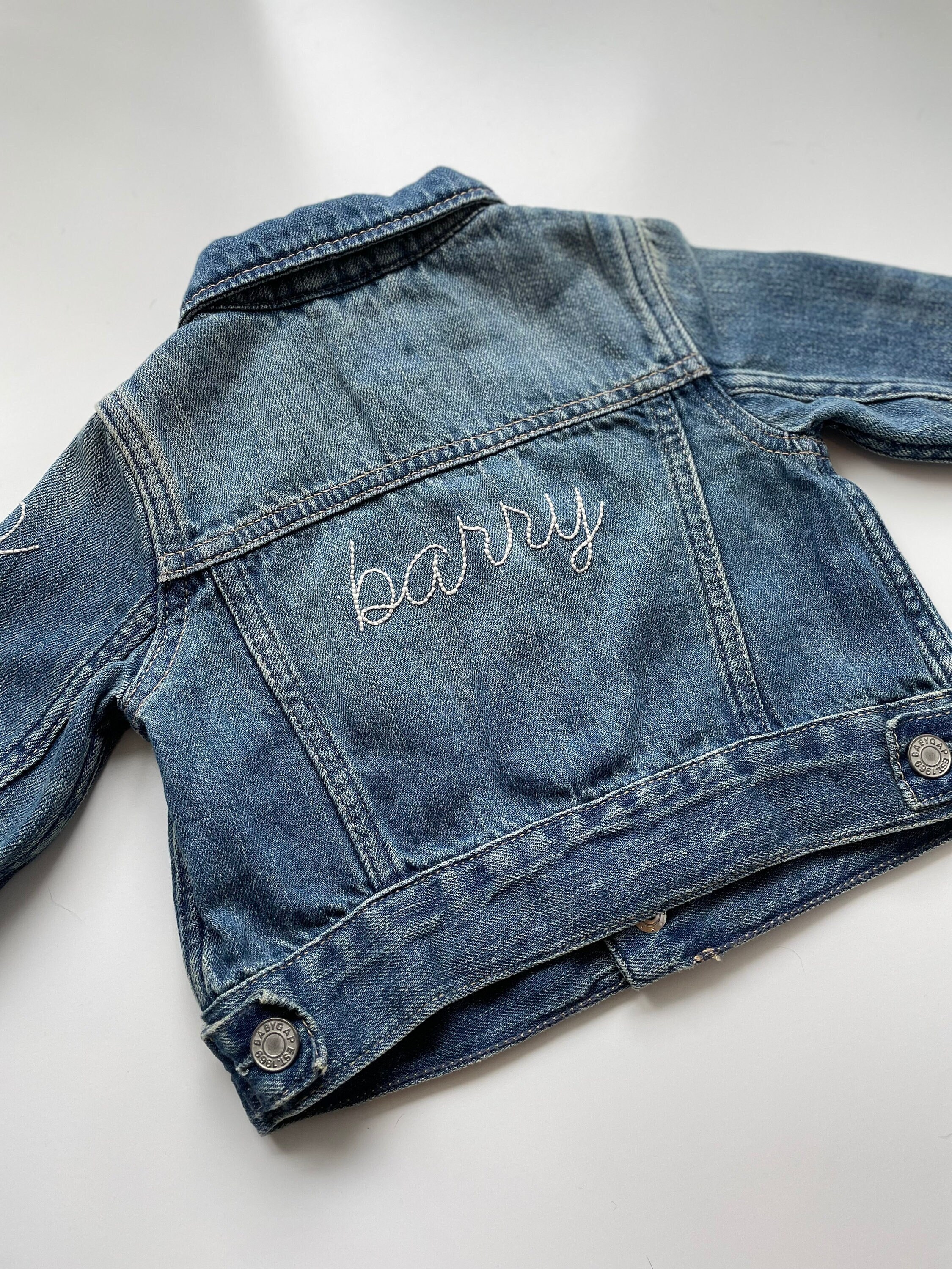 Gap Hand Embroidered Baby Denim Jacket 