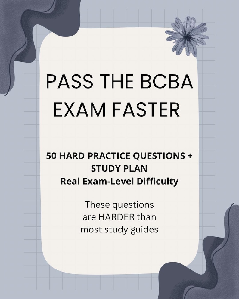Bcba Background Computer BCBA Mini Mock Exams | 50 Scenario-based Questions + Rationales | 6th ...
