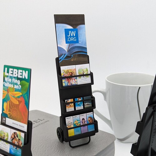 JW Trolley Literature Cart Model Etsy