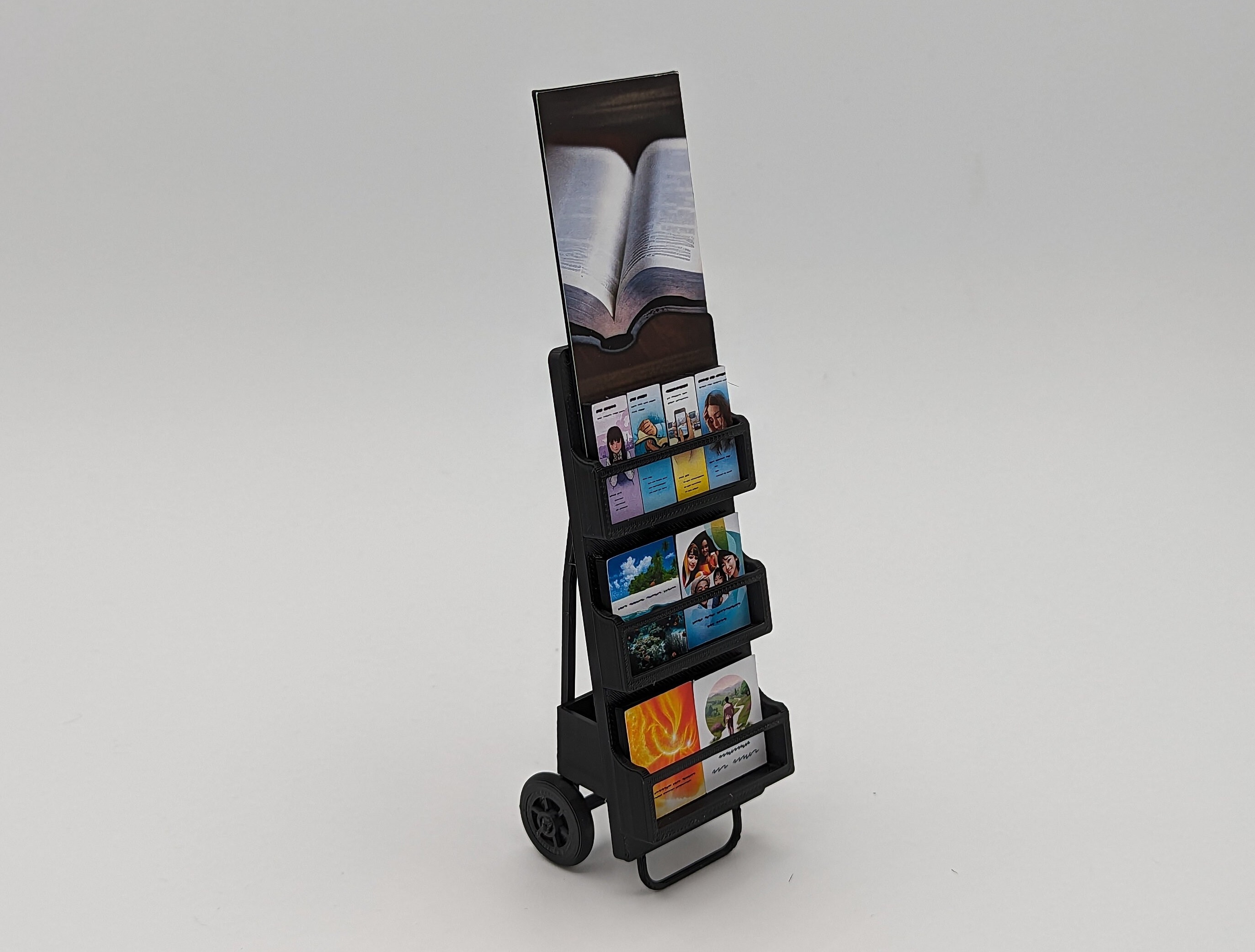 JW Trolley Literature Cart Model Craft Kit Etsy