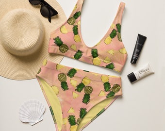 Pineapple bikini for summer vacation for pool time