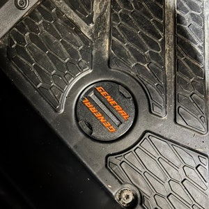Custom-Made Set of Flush OEM Replacement Floor Drain Plugs for Your Polaris RZR / General SxS; Drain-hole Version or Keychain Available.