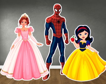 Character Cutouts, Lifesize Standee, Custom Standees, Life Size Cutout, Homecoming Sign Decor, Photo Cut out Life Size, Party Decor