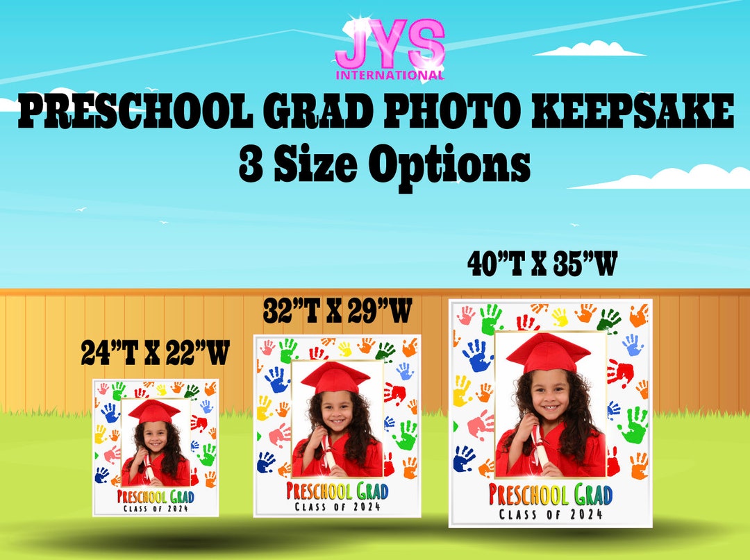 Preschool Graduate Photo Keepsake Party Decorations, Large Yard ...