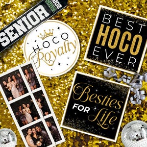 Homecoming Photo Booth Prop Set, Custom Photo Booth Props, 360 Photo Booth Props, Props for Photo Props