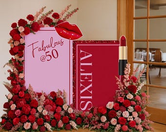 Custom Backdrop |Custom Backdrop Panels | Birthday, Baby Shower, Wedding | Foamboard Backdrop