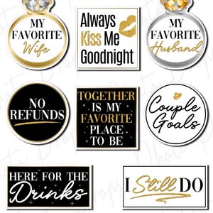 Anniversary Photo Booth Prop Set, Custom Holiday Photo Booth Props, 360 Photo Booth Props, Props for Photo Booths