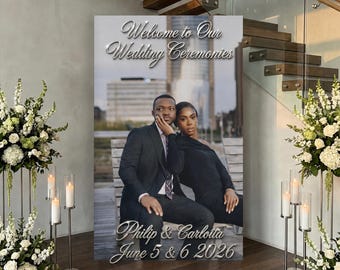 Luxury Photo Boards with Acrylic Detailing