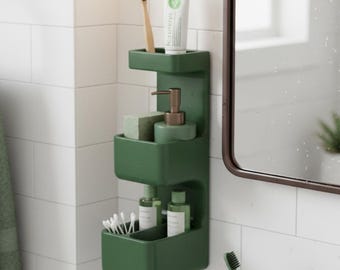 Bathroom Caddy Organizer, Vertical Style 9.5 Inches Tall, 14 Colors