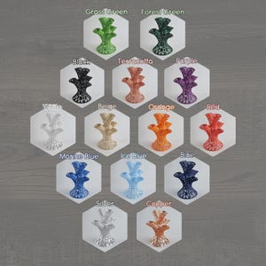 Soporte para plantas de aire Voronoi: moderno expositor para 6 plantas imagen 15