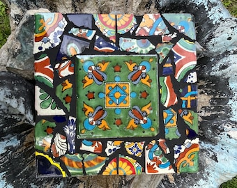 Multicolor Carnival Mexican Mosaic Tile Hotplate