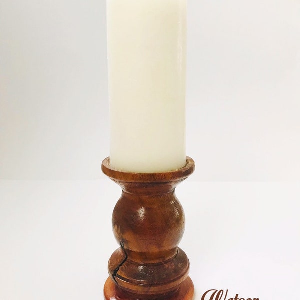Burl Candle Holders Etsy