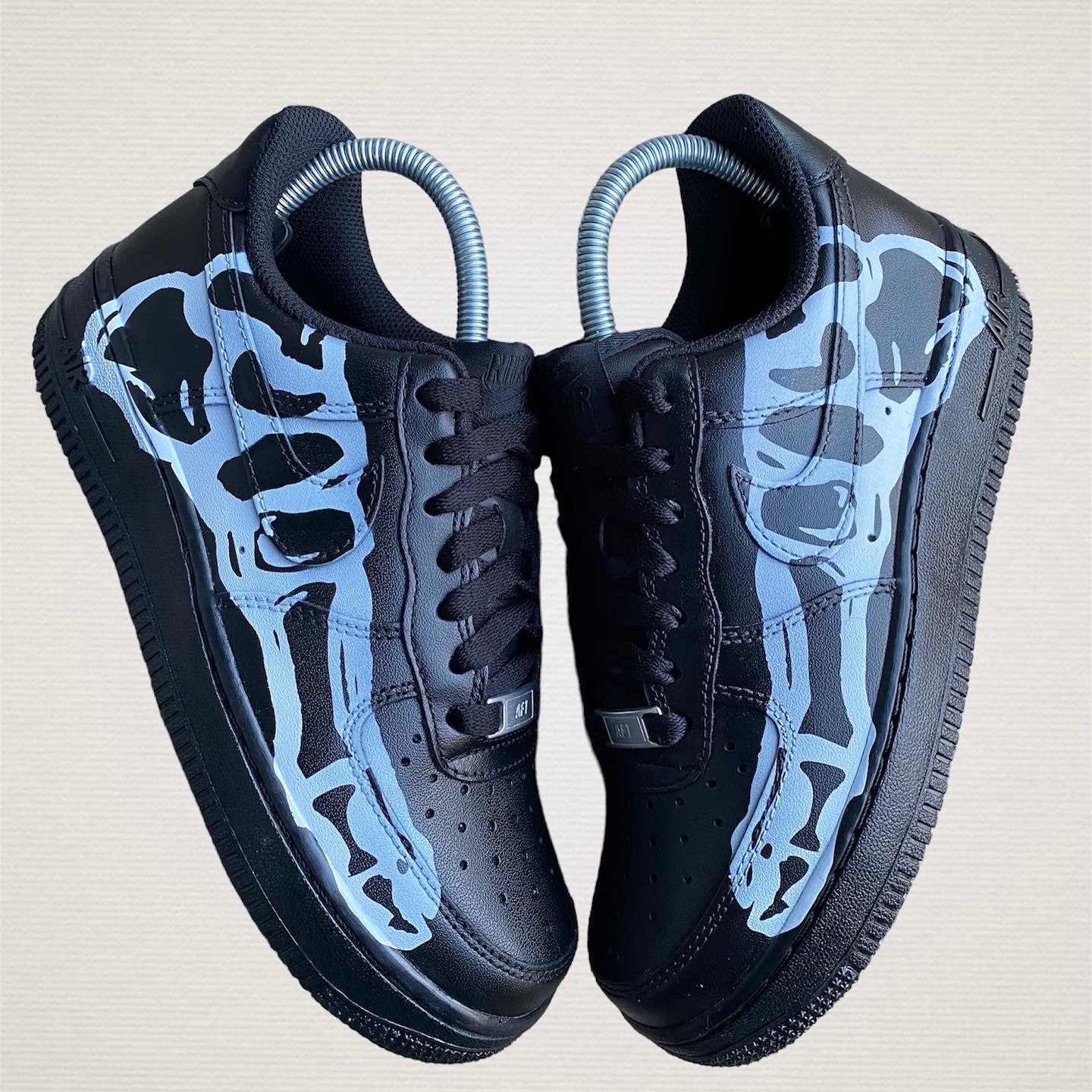 Air Force 1 Dark (Customized) – Dripped Boutique