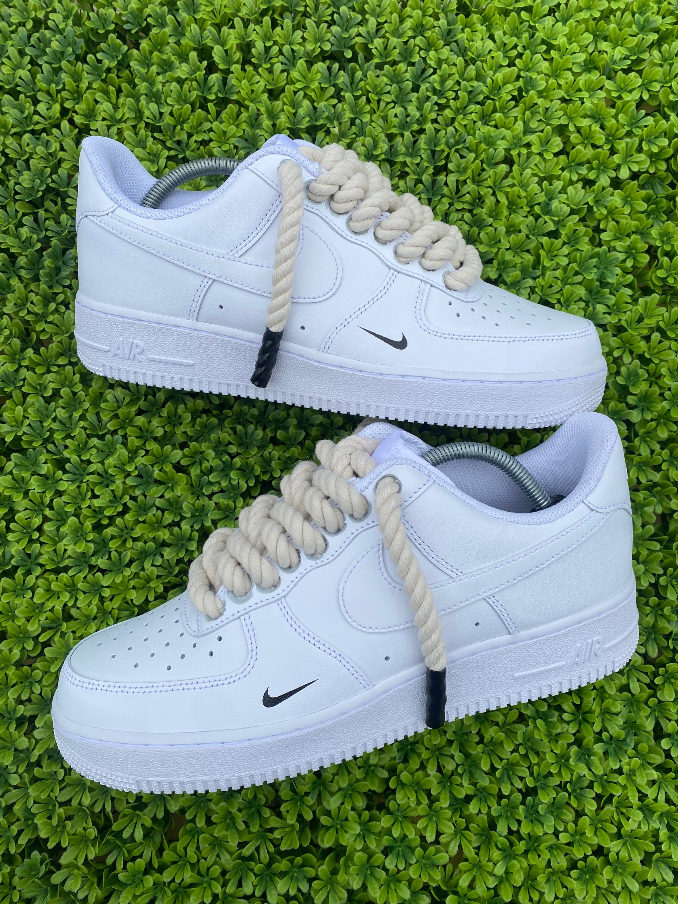 Black Nike Air Force 1 Rope Laces – AO XCLUSIVE