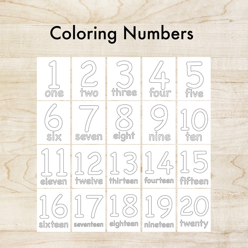 Learning Numbers, Coloring Numbers, Preschool Activities, Kids, Toddler ...