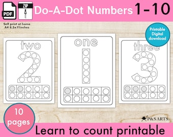 counting dots etsy