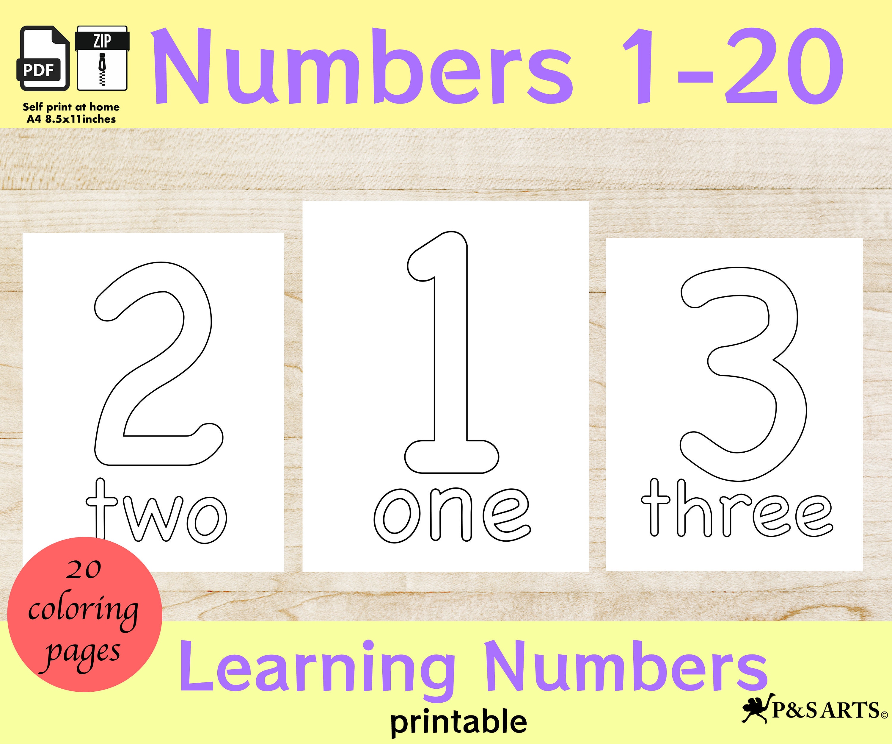 Learning Numbers, Coloring Numbers, Preschool Activities, Kids, Toddler ...