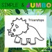 30 Dinosaurs Simple and Jumbo Printable Coloring Pages for - Etsy