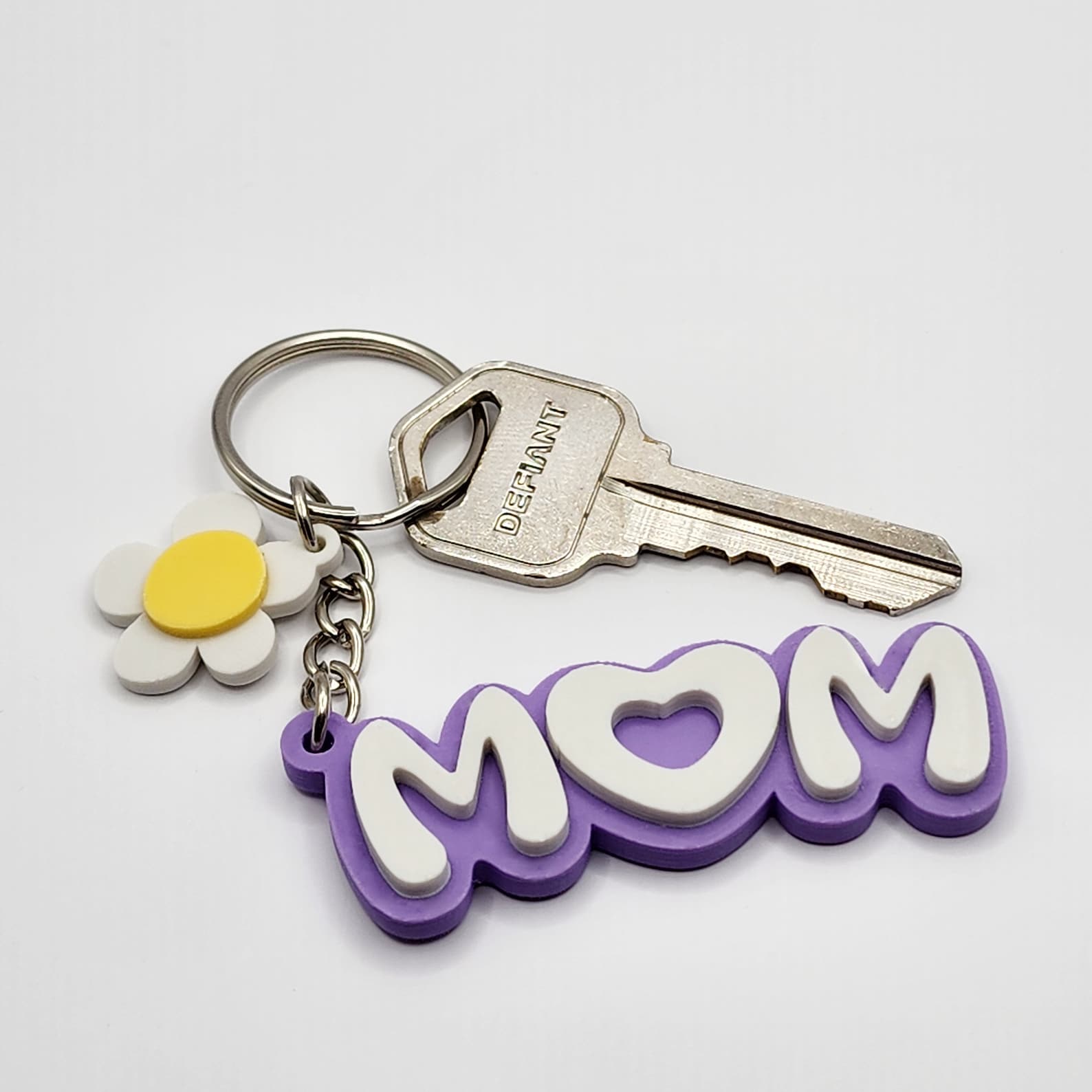 Best Mom Keychain Flowers 3d Print Gift Mom Keychain Gift for Etsy