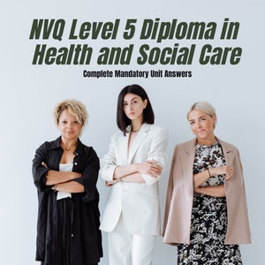 Diploma de nivel 5 en salud y asistencia social // Respuestas de todas las unidades obligatorias 2024 // Liderazgo y gestión de nivel 5
