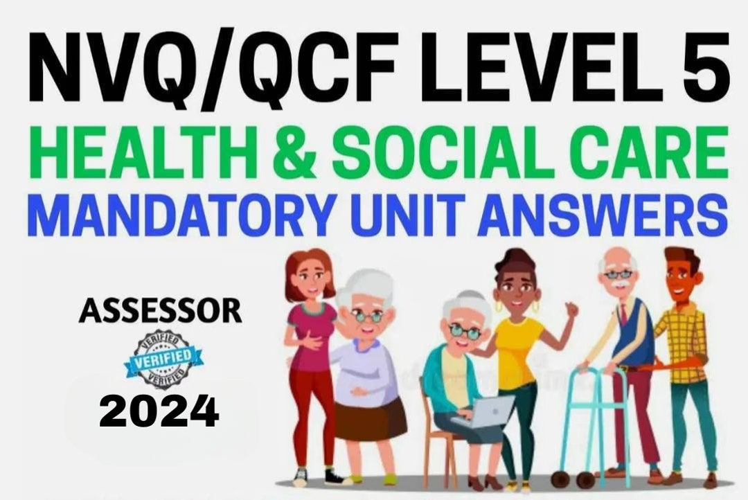 NVQ QCF Level 5 Diploma in Health & Social Care || All Mandatory Unit ...
