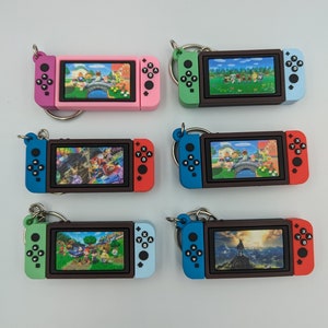 Nintendo Switch Schlüsselanhänger verschiedene Motive Animal Crossing / Mario Kart / Zelda