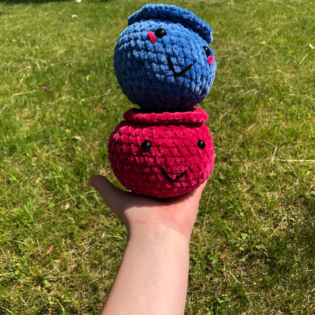 Melvin the Blueberry Crochet Plushie Blueberry Plushies Etsy