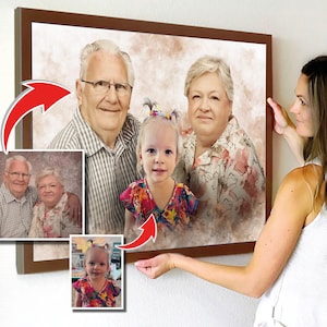 Verstorbenen zu Foto hinzufügen, Personen zu Foto hinzufügen, Fotos kombinieren, Familienporträt-Weihnachtsgeschenk hinzufügen, Fotobearbeitung zusammenführen