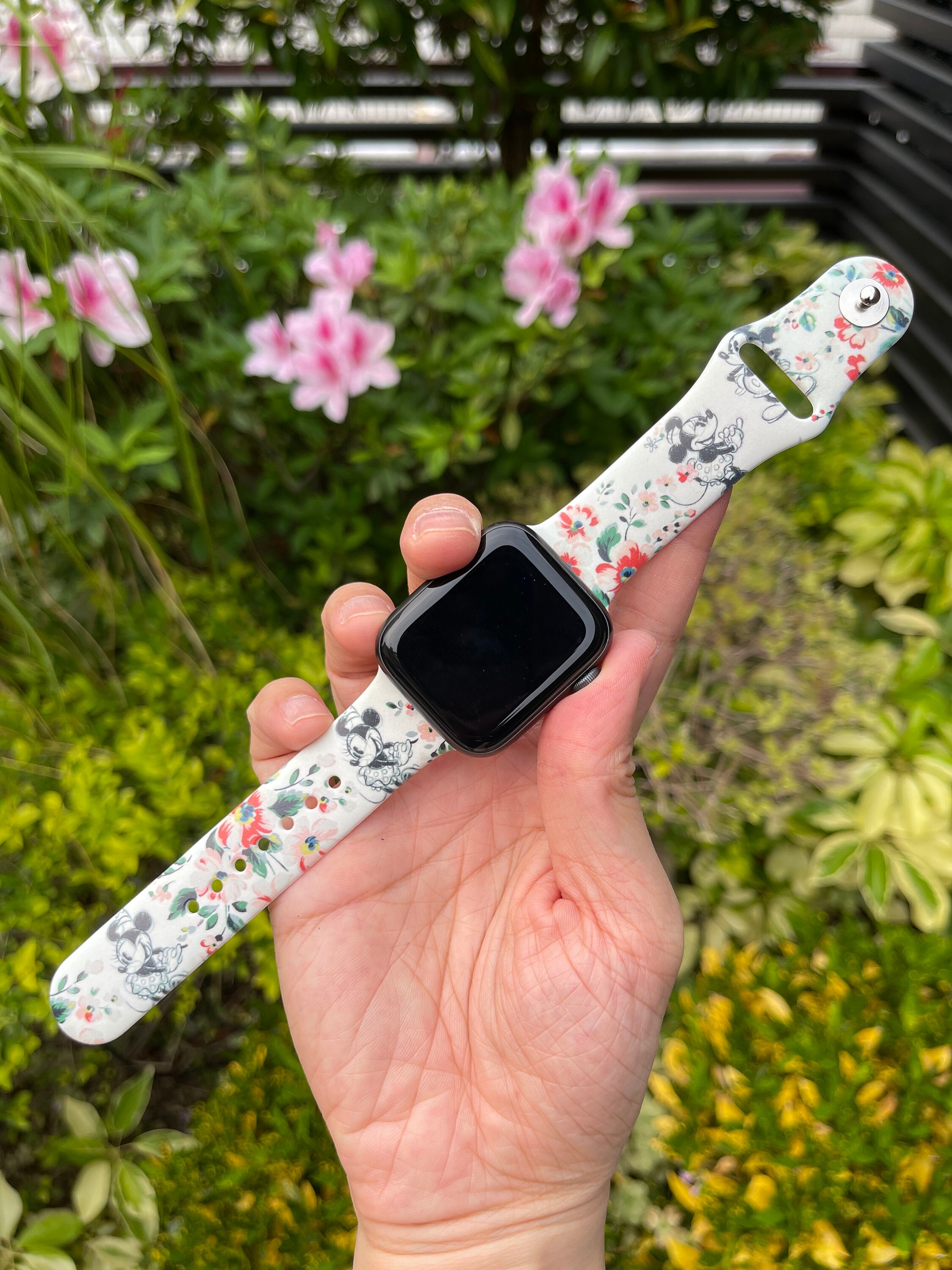 Vintage Mickey Minnie Mouse Apple Watch Band Disney Apple