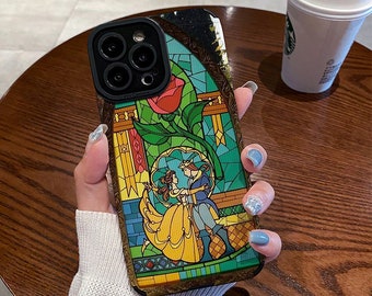 Disney Theme park iPhone Case Disney Princess Belle Beauty and the Beast iPhone 13 Case iPhone 14 Pro case iPhone 15 Pro Max and more, m1696
