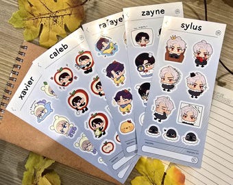 LADS - 3.875x6.75" Emote Sticker Sheets