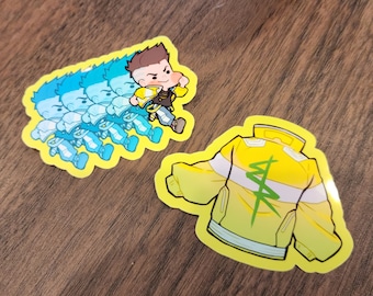 Cyberpunk - 3" David Martinez Stickers
