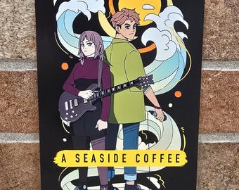 A Seaside Coffee - Band Duo Print (4x6" Only)