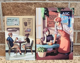 A Seaside Coffee - Cafe Prints (multiple sizes)