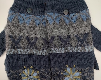 Camden Embroidered Alpaca Glittens