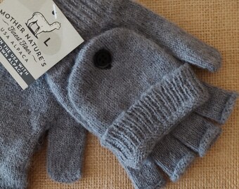 Alpaca Convertible Mittens