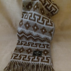 Geometric Alpaca Throw