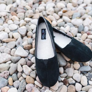 Narrow Shoes Suede Shoes Slip-on Shoes Narrow Shoes for Women Slip on Narrow Shoes Women Shoes Black Slip on Shoes for Women