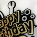 Tools Builder Personalized Cake Topper Glitter Birthday Cake Decoration ...